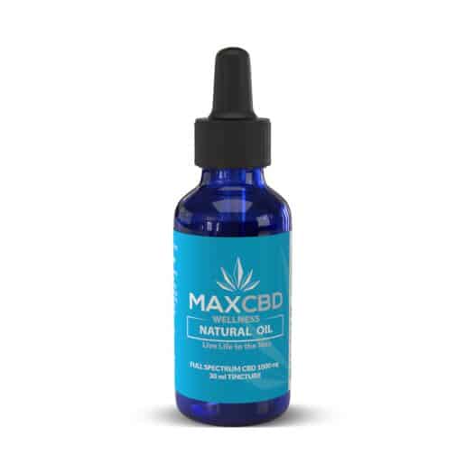 Max Relief 1000mg Full Spectrum CBD oil reviewed