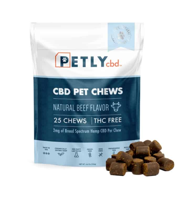 PetlyCBD Pet Hemp CBD dog chews