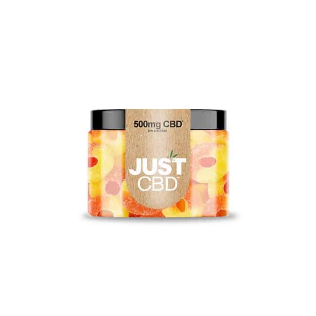 JustCBD CBD Gummies Peach Rings